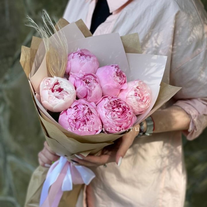 Букет пионов "Венди" в Братске