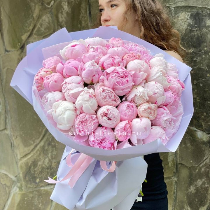 39 нежных пионов в Братске