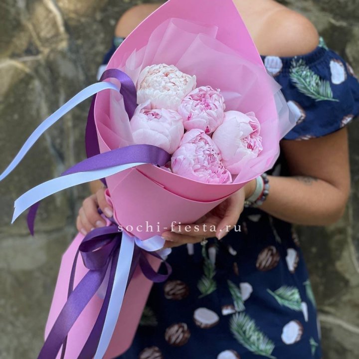 Букет пионов "НАЙ" в Братске