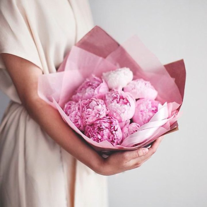 9 зефирных пионов в Братске