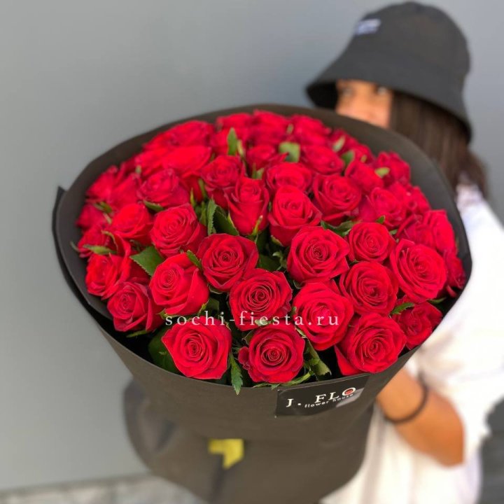 51 роза "Блек" в Братске
