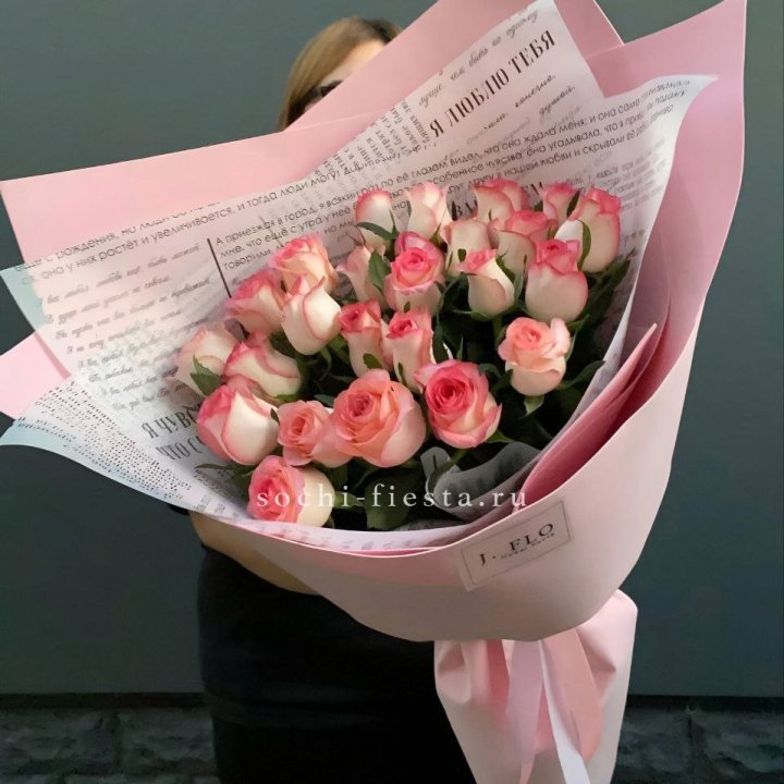 25 роз "Джумилия" в Братске