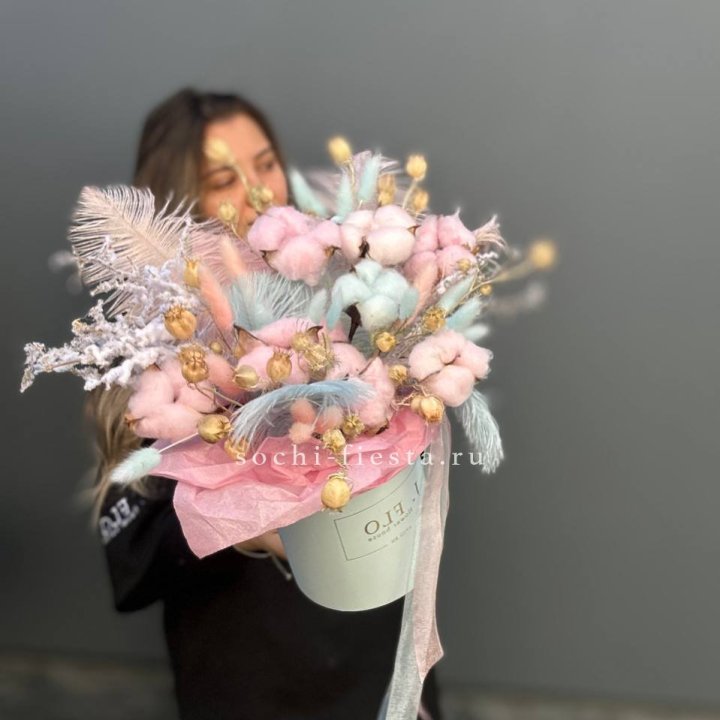 Авторский бокс с сухоцветами №2 в Братске