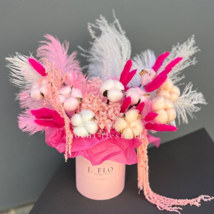 Авторский бокс с сухоцветами №1 в Братске