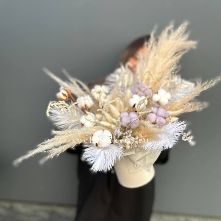 Авторский бокс с сухоцветами №3 в Братске