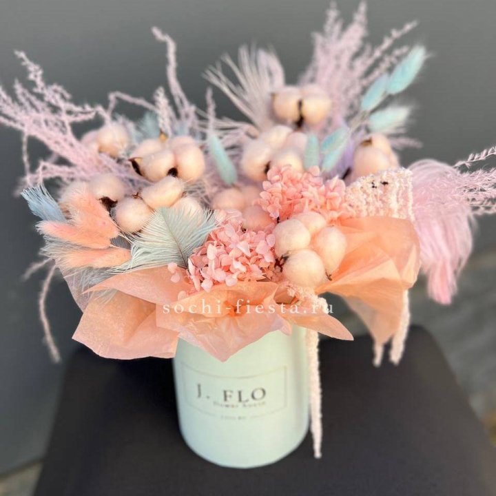 Авторский бокс с сухоцветами №3 в Братске