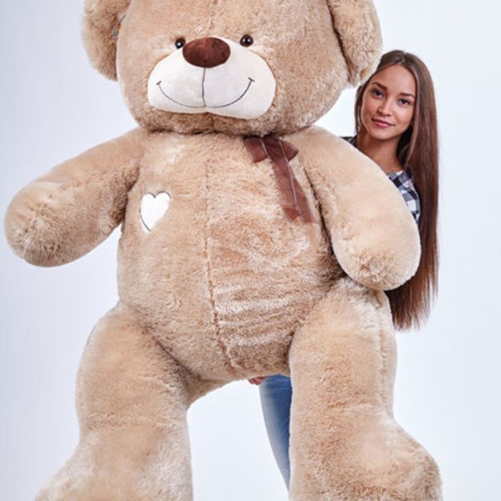 Бурый плюшевый мишка большой в Братске