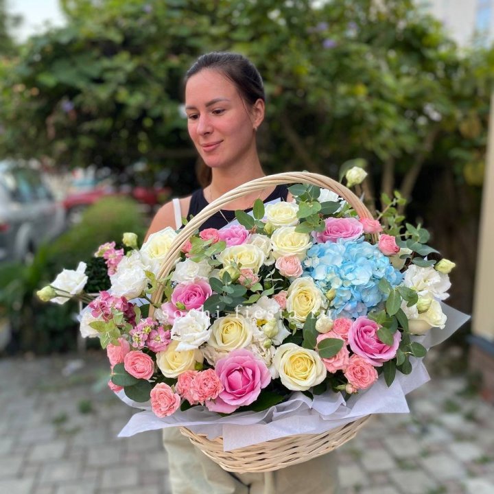 Цветочная корзина №2 в Братске