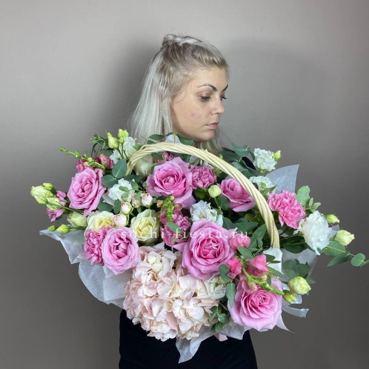 Цветочная корзина № 5 в Братске