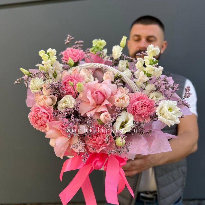 Цветочная корзина №1 в Братске