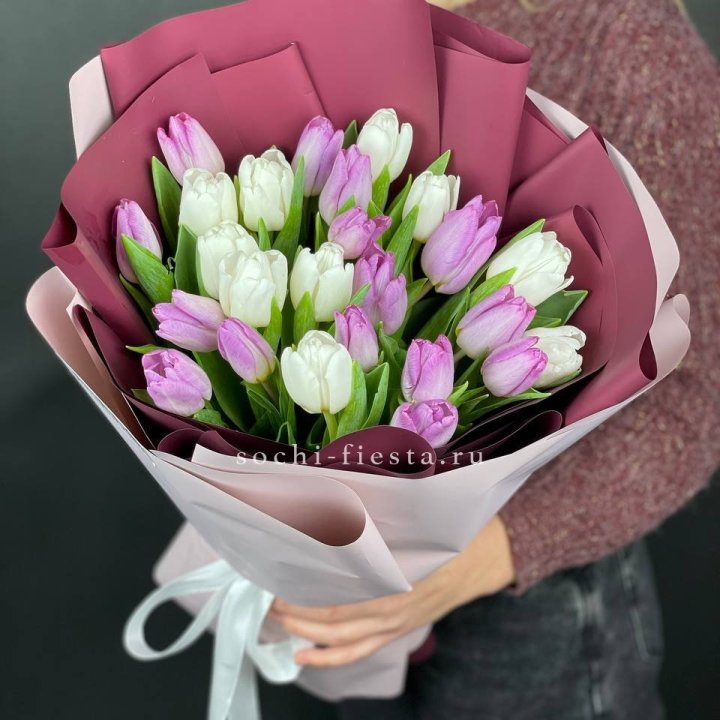 25 тюльпанов микс в Братске