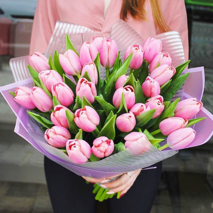 25 тюльпанов "Айс крем" в Братске