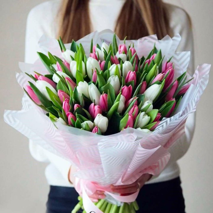 Букет тюльпанов "Лолита" в Братске